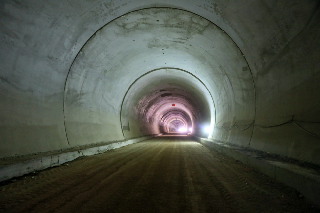 Laçin Kırkdilim Tüneli'nde 'Işık Görme Töreni' yapıldı