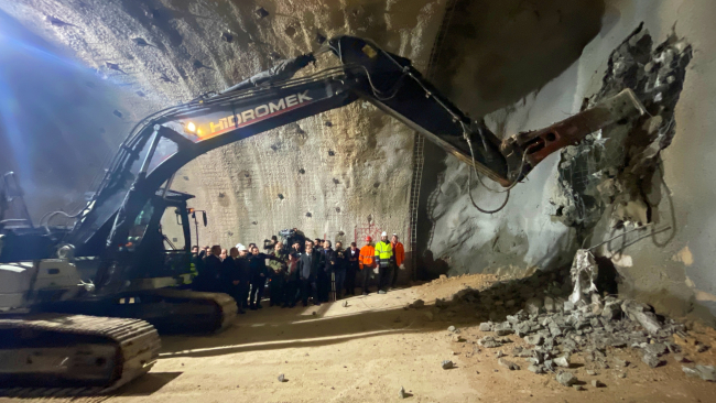 Laçin Kırkdilim Tüneli'nde 'Işık Görme Töreni' yapıldı