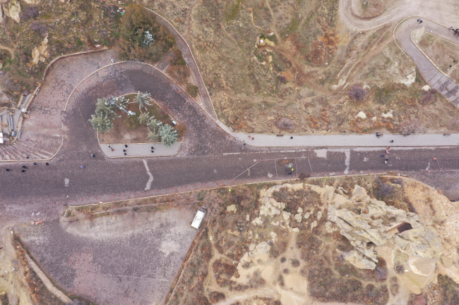 Kapadokya'da ulaşıma kapatılan yolun çevresindeki tarihi mekanlar kurtarılacak