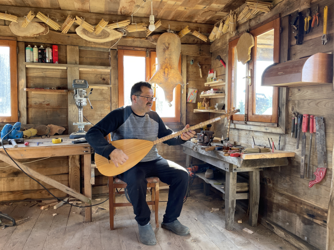 Tulum ustası 30 yıldır mesleğini gelecek nesillere aktarıyor