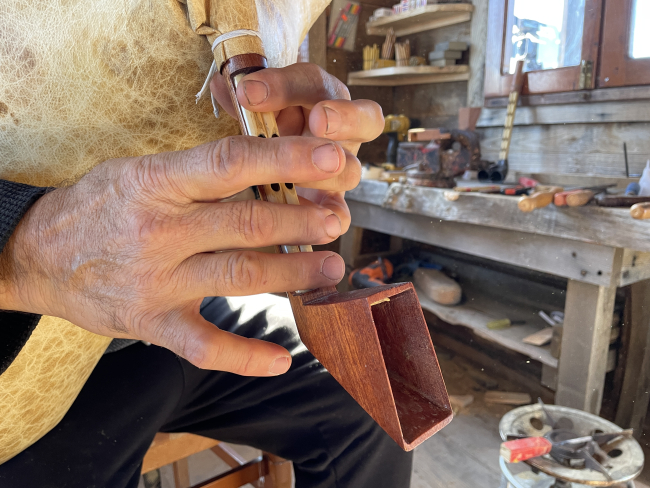 Tulum ustası 30 yıldır mesleğini gelecek nesillere aktarıyor