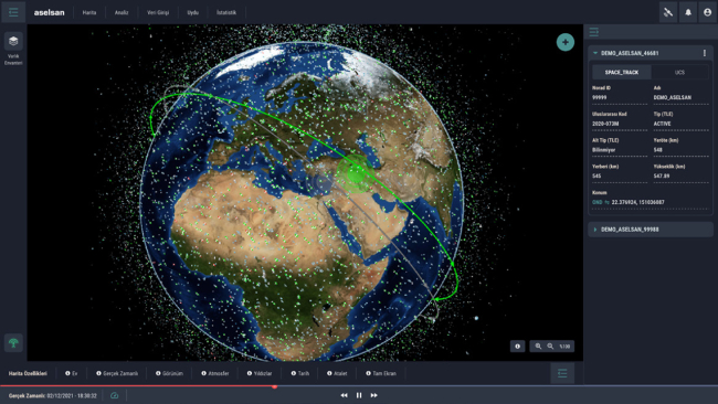 Türkiye'nin uzaydaki varlığını yerli sistem gözetecek