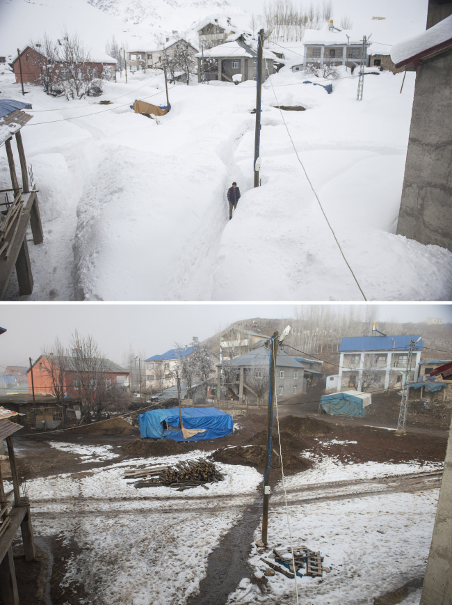 Geçen yıl karla kaplı Ovacık'ta en kurak kış yaşanıyor