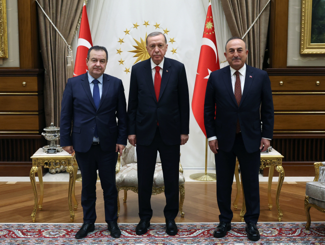 Cumhurbaşkanı Erdoğan'dan Beştepe'de diplomasi trafiği