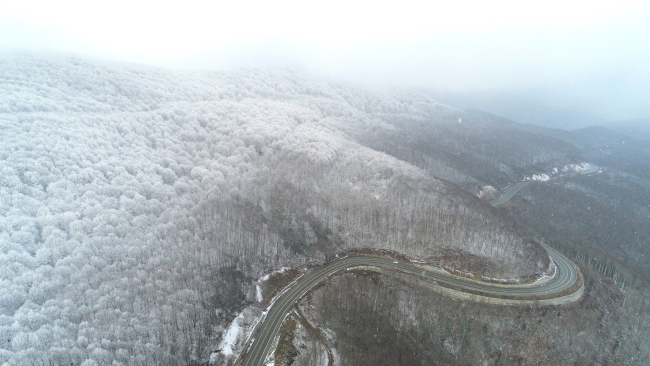 Kırklareli'nin yükseklerinde kar etkili oluyor