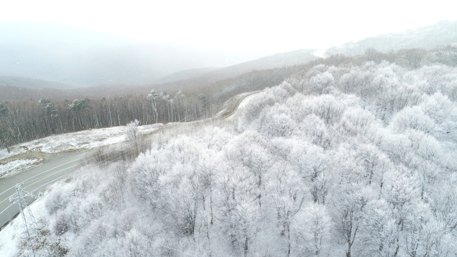 Kırklareli'nin yükseklerinde kar etkili oluyor