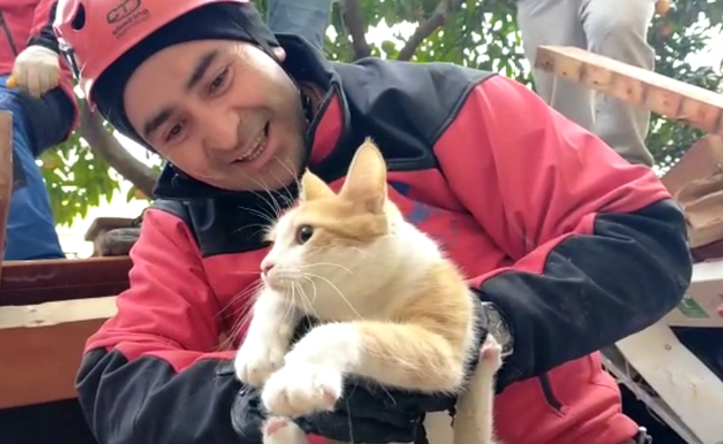 Enkazda sıkışan tıp öğrencisi kurtarıldı