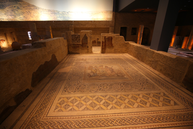 Zeugma Mozaik Müzesi'ndeki eserler depremi hasarsız atlattı