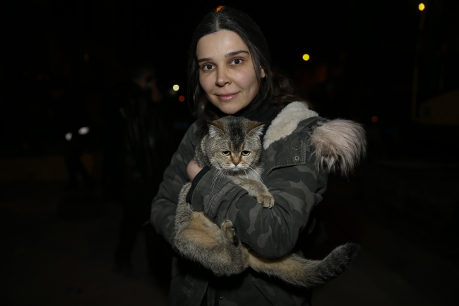 'Zena' isimli kedi kurtarıldı