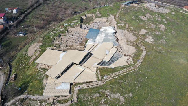 Arslantepe Höyüğü depremde hasar gördü