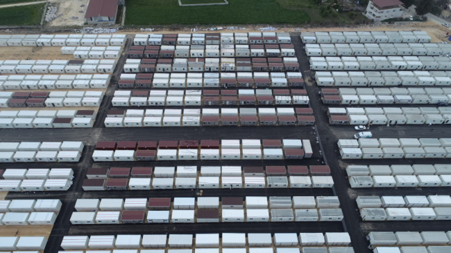 Antakya'da 290 konteynerlik barınma alanı kullanıma açıldı