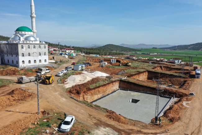 Nurdağı'nda kalıcı konutlar için yoğun çalışma
