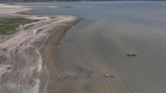 Büyükçekmece Gölü'ndeki su oranı son 9 yılın en düşük seviyesinde