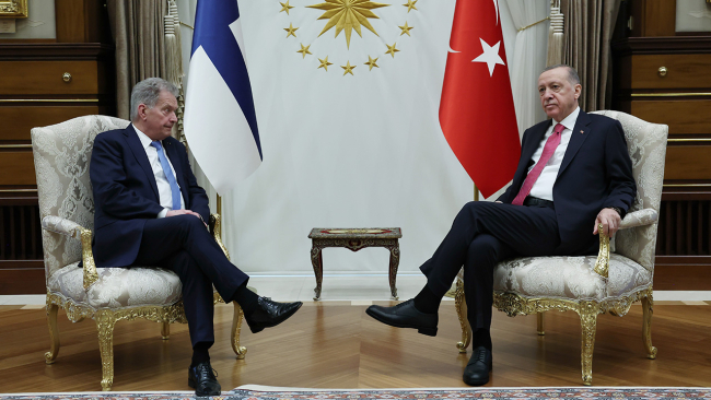 Finlandiya Cumhurbaşkanı Niinistö Ankara'da