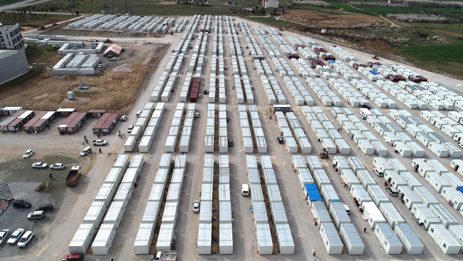 Malatya'da 8 bin depremzede konteyner kente yerleştirildi