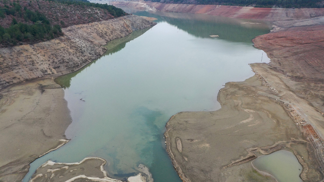 Nilüfer Barajı yağışlarla dolmaya başladı