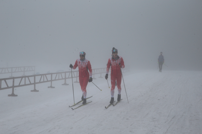 Bolu'da Kayaklı Koşu Balkan Kupası heyecanı yaşanıyor
