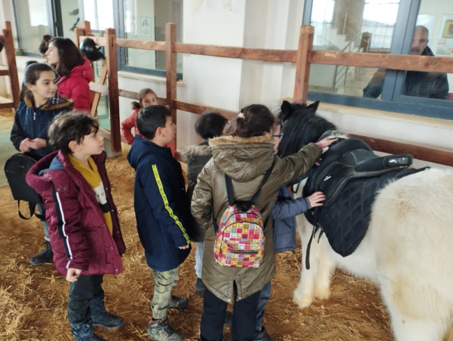 Depremzede çocuklar Sivas'ın tarihi yerlerini gezdi