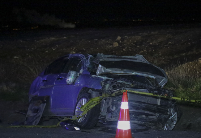 Uşak'ta şarampole devrilen otomobilin sürücüsü öldü
