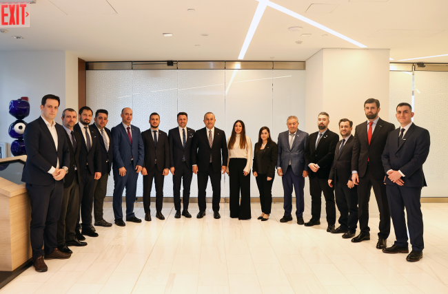 Dışişleri Bakanı Çavuşoğlu ASKON heyetini kabul etti