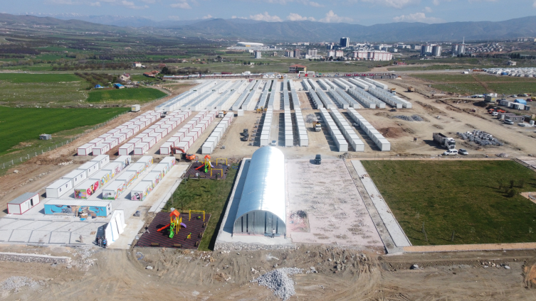 Kültür ve Turizm Bakanlığı'nca Malatya'da 1200 konteynerlik yaşam alanı kuruluyor