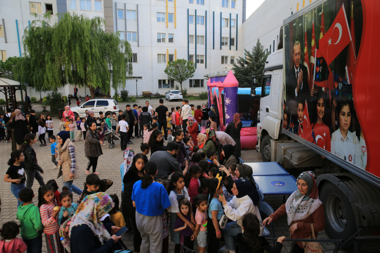 İletişim Başkanlığı depremzede çocuklar için etkinlik düzenledi