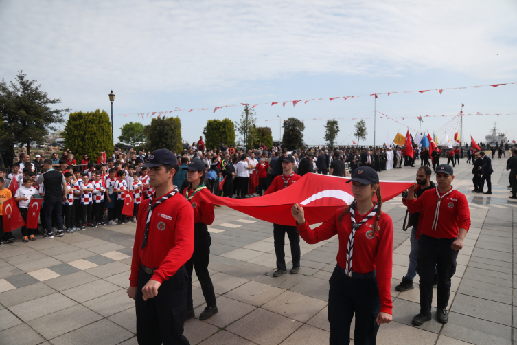 Atatürk'ün Samsun'a çıkışının 104'üncü yıl dönümü kutlanıyor