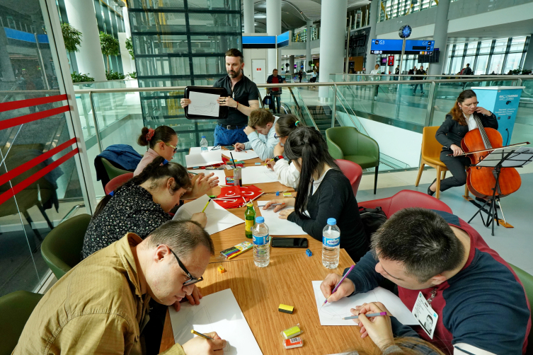 İstanbul Havalimanı'nda 19 Mayıs coşkuyla kutlandı