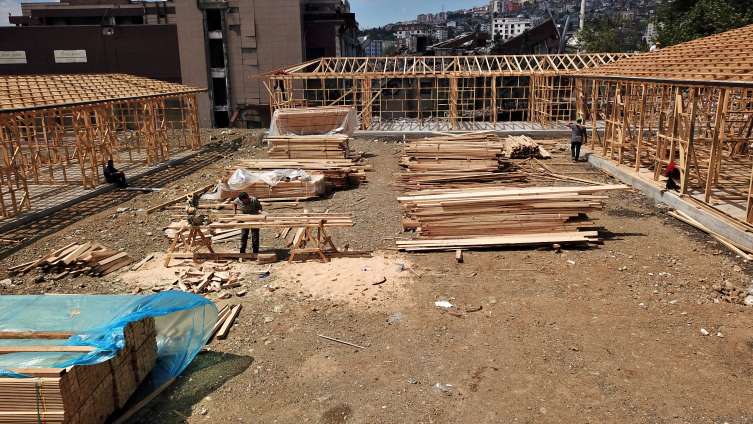 Kahramanmaraş'ta 'ticaretin kalbi'ne ahşap çarşı kuruluyor