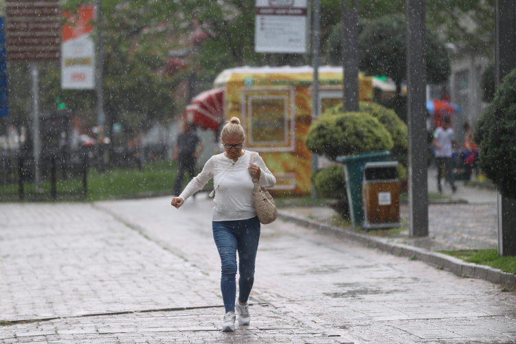 Trakya'da sağanak etkili oldu