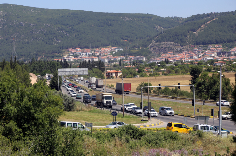 Muğla'da bayram trafiği arttı