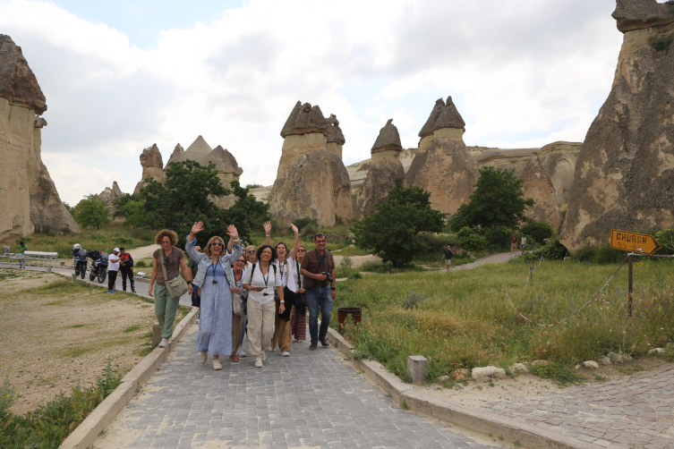 Kapadokya'yı 7 ayda 2 milyondan fazla turist ziyaret etti