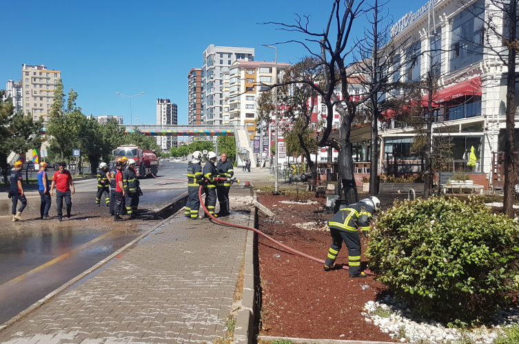 Niğde'de doğal gaz borusunda meydana gelen patlamada bir işçi yaralandı