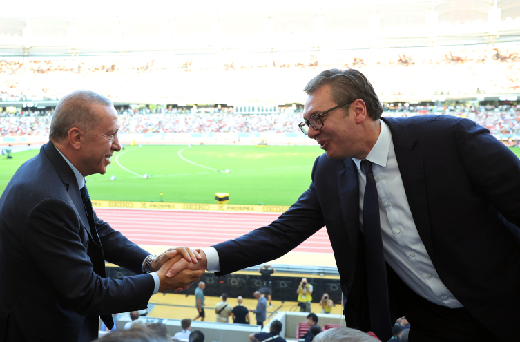 Cumhurbaşkanı Erdoğan Dünya Atletizm Şampiyonası'nı izledi