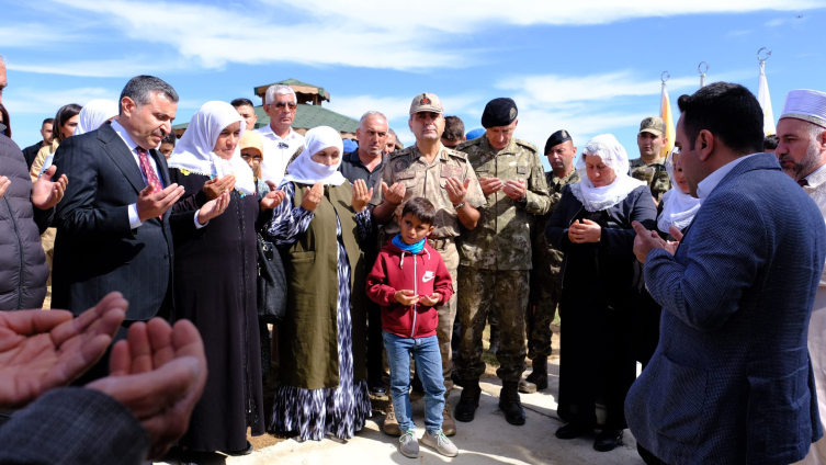 Şırnak'ta "Cudi Dağı Şehitlik Anıtı" törenle açıldı