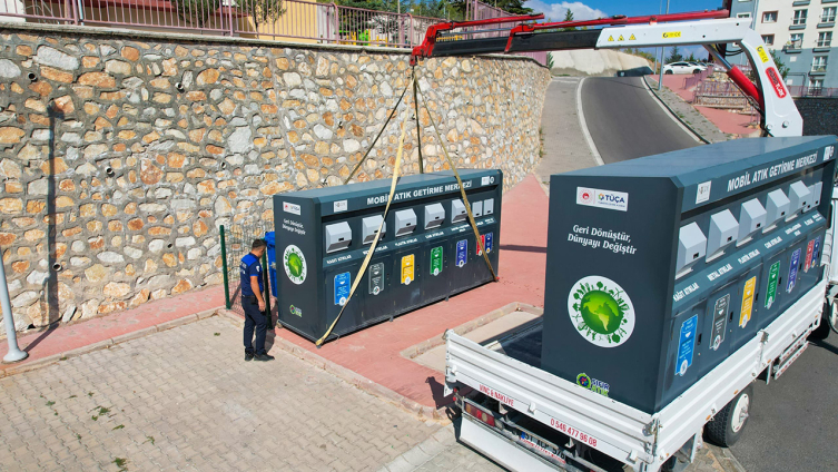 Niğde'de atıkların dönüşümü için mobil çözüm