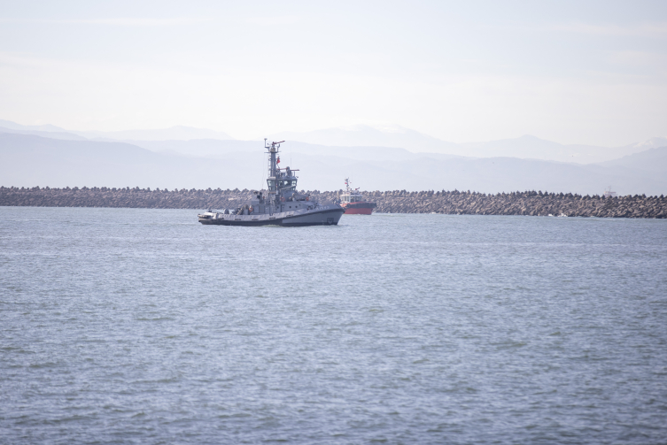 TCG Akın 7 denizci için Ereğli'de