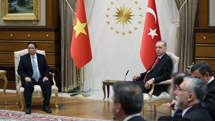 Cumhurbaşkanı Erdoğan, Vietnam Başbakanı Chinh'i kabul etti