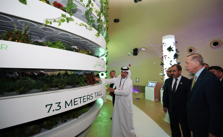 Cumhurbaşkanı Erdoğan EXPO 2023 Fuar alanını ziyaret etti