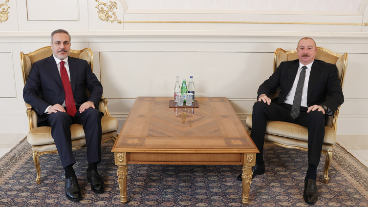 Bakan Fidan, Aliyev tarafından kabul edildi