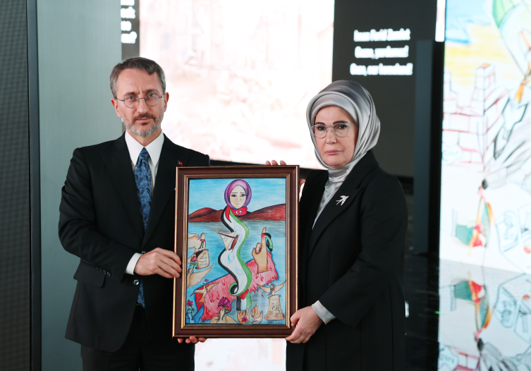 "Kurşun Geçirmez Düşler: Gazzeli Çocuk Ressamlar Sergisi" açıldı