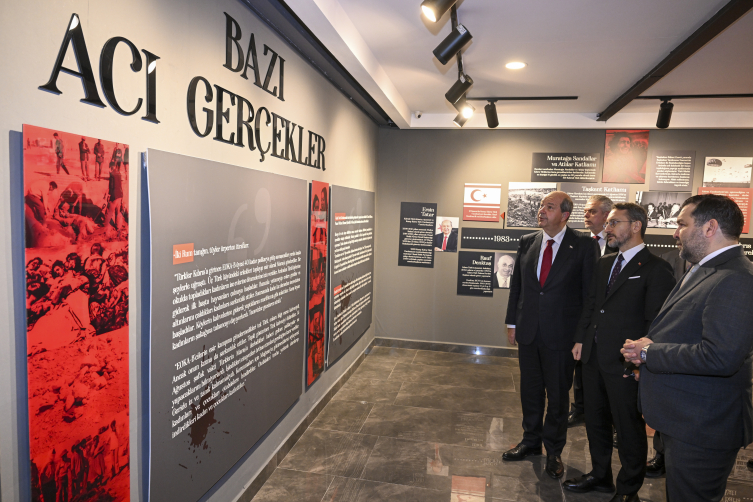 KKTC Cumhurbaşkanı Tatar, Ankara'da "Kıbrıs Gerçekleri" sergisini ziyaret etti