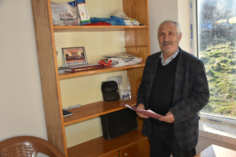 15 seçmenli köyün muhtarı yedinci dönem için aday oldu