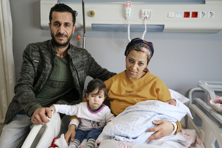 Hatay E�itim ve Ara�t�rma Hastanesinde ilk do�um ger�ekle�ti
