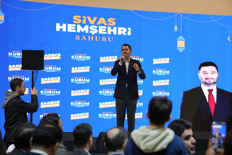 İBB Başkan adayı Kurum seçim çalışmalarını sürdürdü