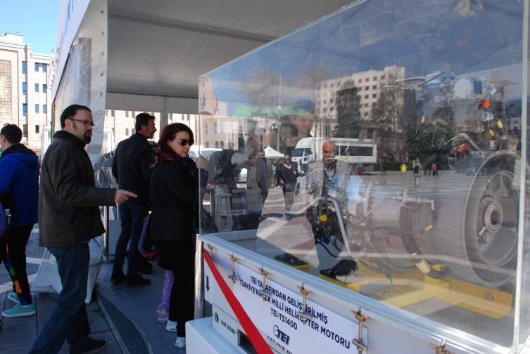 Milli havacılık motorları Eskişehir'de sergileniyor