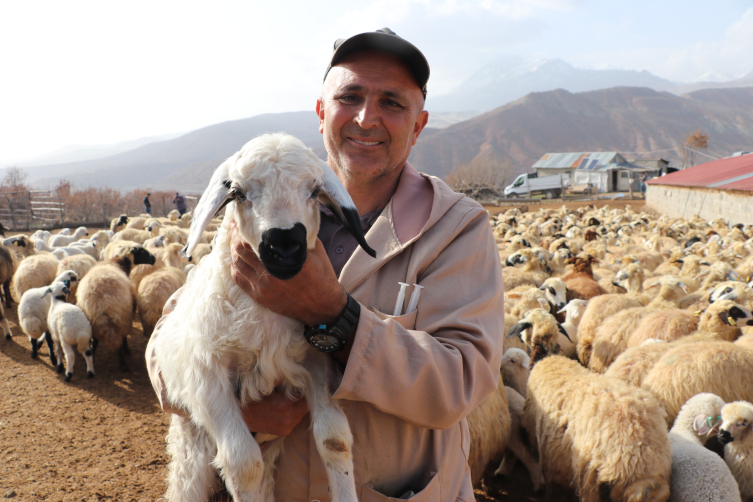 İstanbul'dan köyüne döndü, ailesinin 37 küçükbaş hayvanını 1100'e çıkardı