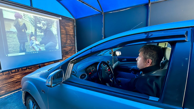 Yolcular, trafik kurallarını 'Yaşam Tüneli'nde hatırlıyor