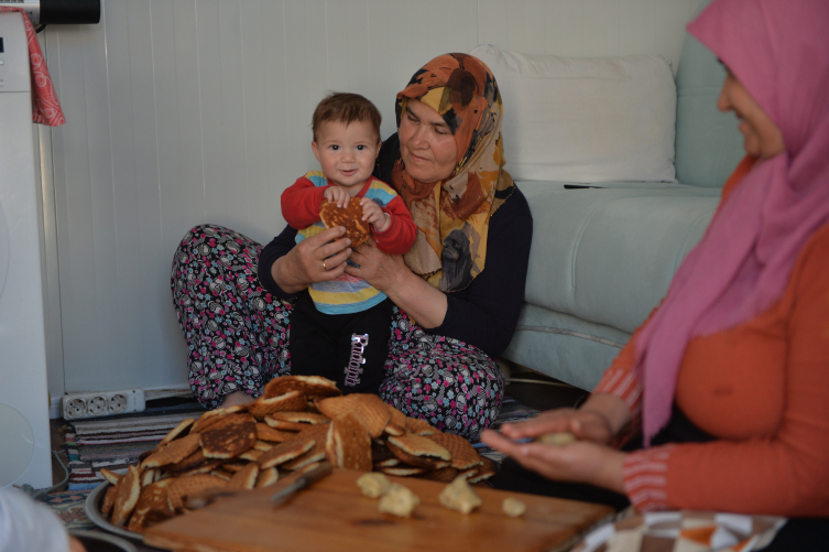 Kahramanmaraş'taki konteyner kentlerde bayram hazırlığı