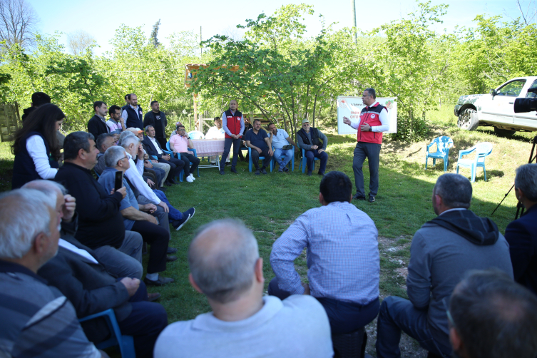 Ordu'da fındık bahçeleri ilaçlanıyor